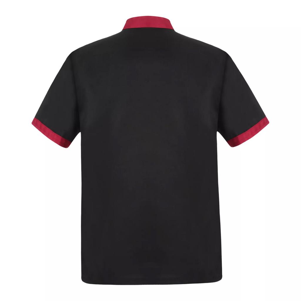 Chef Uniform Sleeved Men's Clothing Catering Work Uniform Back Kitchen Uniform Men's Top