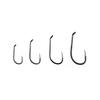 20PCS Barbless Dry Fly Caddis Fly Trout Fishing Fly Tying Hooks Size 12 14 16 18 Black Nickle Color