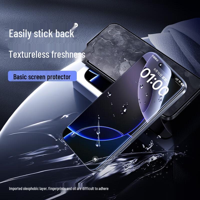 Baseus AR Антибликовый Защитный Экран из Стекла Corning для iPhone