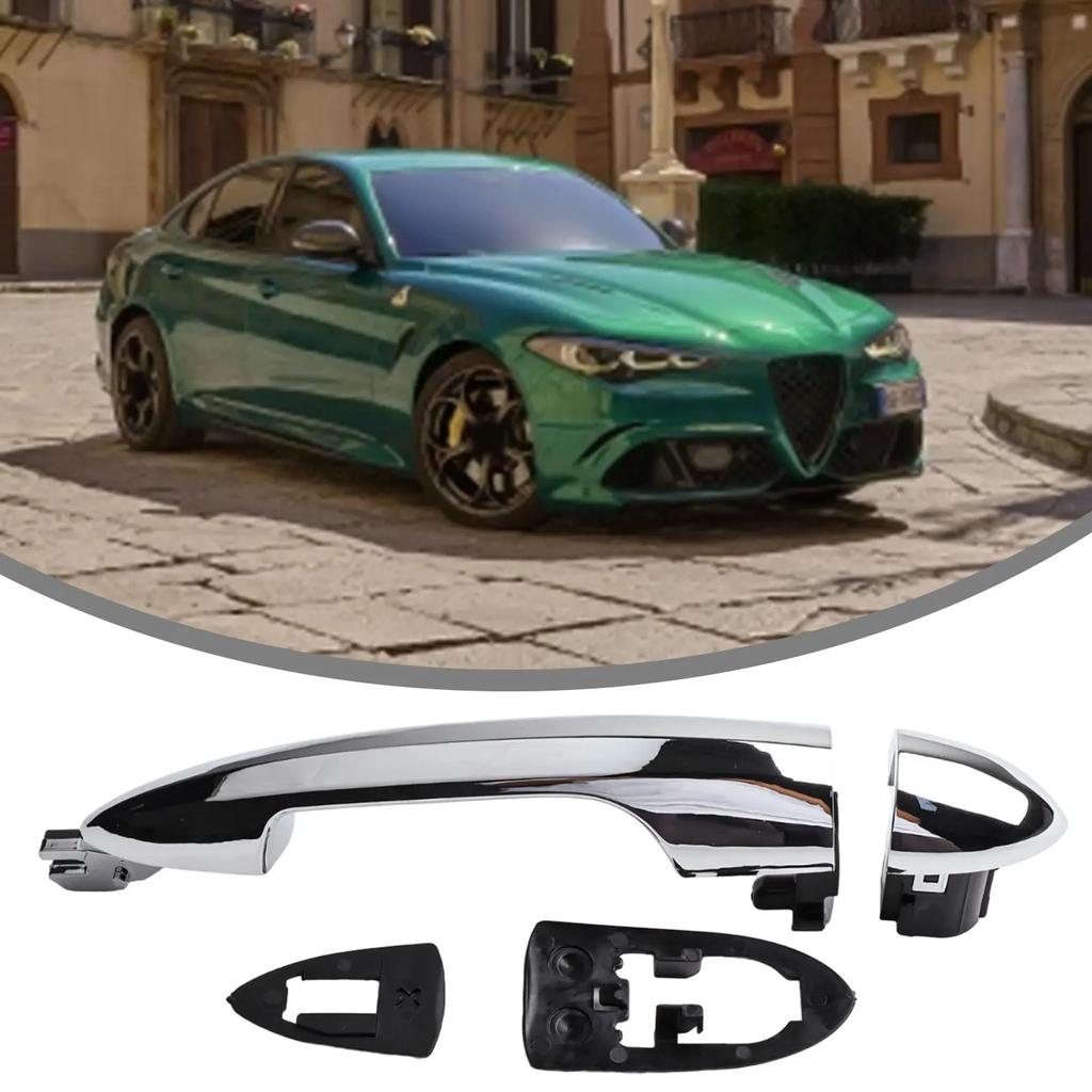 Наружная ручка двери без отверстия 156099956,156088218 Для AlfaRomeo Для Mito 08-18 Для Giulietta 10-20 Для Chrysler Для Ypsilon MK3