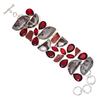 Designer Jasper ,Rhodonite GarnetGemstone Silver Jewelry Bracelets 7-8''