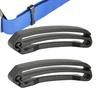 Webbing Strap Keeper - Webbing Tail Clip, Scuba Diving Webbing Clip, Plastic Belt Clip, Webbing Connection Clip, 2 Belt Storage Buckles, 2 Strap End M