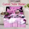 1pc Cozy Print Blanket, Club Internacional de Fútbol Miami (1) Blanket Appropriate for Home Picnic and Travel Adventures