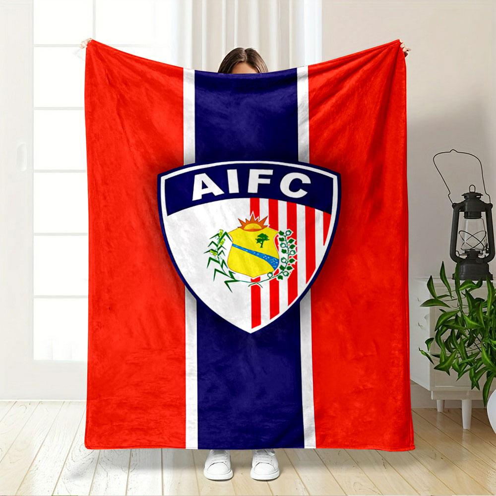 AIFC Logo Blanket Design for all seasons blanket lunch break throw gift