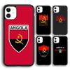Мягкий чехол для телефона с флагом Анголы для iPhone 14 XR X XS Max 5S 6S 7 8 Plus SE 2020 11 12 13 Pro Max Mini Phone Cover