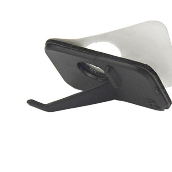2Pcs Plastic Arrow Rest Black Recurve Bow Arrow Holder Self-Adhesive Back Hunting Shoot Targeting Accessory
