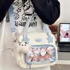 Модные Японские Сумки JK для Женщин Милая Сладкая Сумка на Плечо Модная Белая Лолита Ita Каваи Универсальная Сумка в Колледжском Стиле