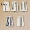 Stainless Steel Vegetable Slicer Manual Shredder, with Stable Suction Cup Base Design, 5 Removable Chopper Replaceable Blades Kitchen Chopper,
