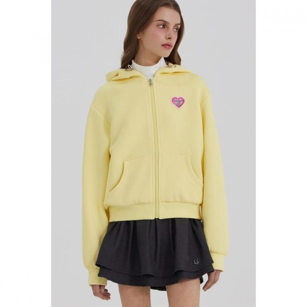 Goxo Modern Fit Zip Up Hoodie Yellow FallIng In Golf