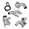 Car Aluminum Coolant Flange Upgrade Kit Engine Coolant Replacement A Set 06A121132A For MK4 1.8T TT Auto Accessories