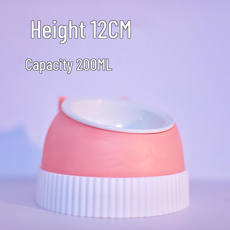 Приподнятые миски для питомцев из нержавеющей стали и керамики - Конструкция против опрокидывания для кошек и собак, Защищает шейные позвонки, Набор с двойной миской