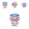 Милая Плюшевая Кукла-Подвеска Sanrio Куроми Мелоди Синнаморолл Для Украшения Сумки и Брелока