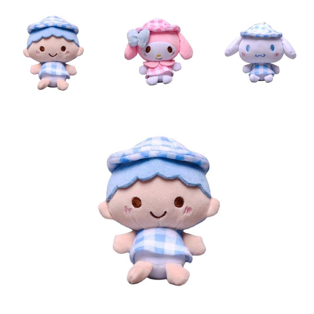 Милая Плюшевая Кукла-Подвеска Sanrio Куроми Мелоди Синнаморолл Для Украшения Сумки и Брелока