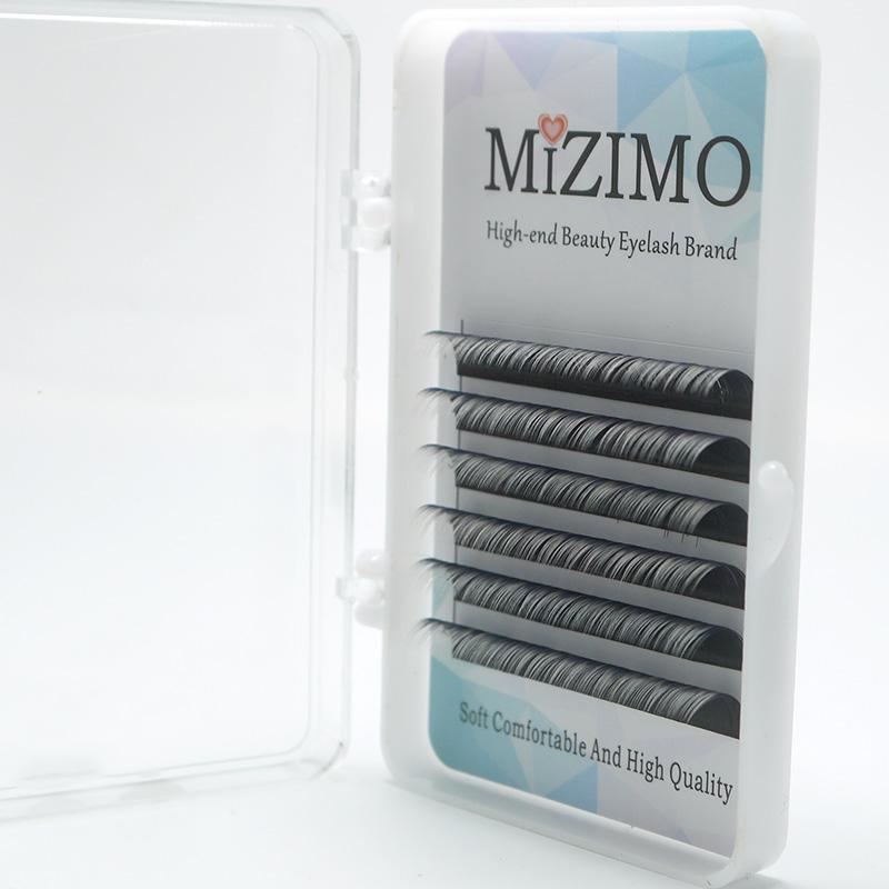 MIZIMO Накладные ресницы смешанного цвета с одинарной прививкой, натуральное наращивание, макияж глаз, эффектные ресницы.