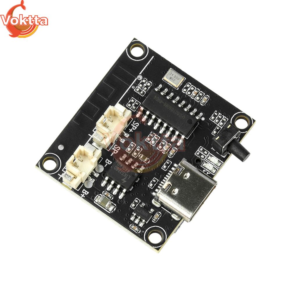 DC5V 3W Bluetooth Amplifier Module Adjustable Tuning Bluetooth Power Amplifier Type C interface supports TF Memory Card Playback