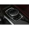 For BMW X3 G01 X4 G02 2018- Silver Steel Console Multimedia Knob Frame Trim