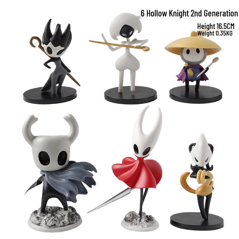 Набор из 6 фигурок Hollow Knight, 6,5 дюйма, 6 стилей: Шершень, Королева, Белка