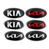 AABJA1 KIA KN Emblem Car Front Hood Rear Trunk Badge Sticker Accessories For KIA Sportage Ceed Sorento Cerato Optima Picanto Rio Soul