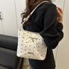 Versatile Bow Bucket Bag Adjustable Strap Women's Handbag Simple Crossbody Bag  Daily
