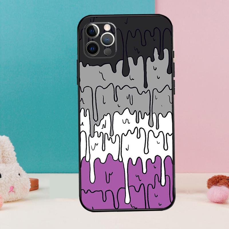 Pastel Kawaii Melting LGBTQ Design Phone Case For iPhone 17 Air 16 15 14 12 11 13 Pro Max 12 13 mini 15 16 Plus 16e Cover Coque