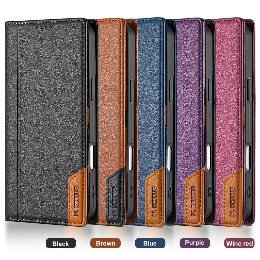 Flip Wallet Case for iPhone 17 Air 16E 16 Pro Max 15 14 13 12 11 XS XR Max SE 8 7 Plus Magnetic Leather Cards Bag Phone Cover