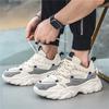 Мужская спортивная обувь 2024 года с дышащей сеткой, модная повседневная обувь на толстой подошве, модные мужские кроссовки для бега, мужские кроссовки