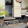 Welcome to Our Camper Doormat - Cozy RV Design for Campers and Caravans, Perfect for Outdoor Enthusiasts' Decor