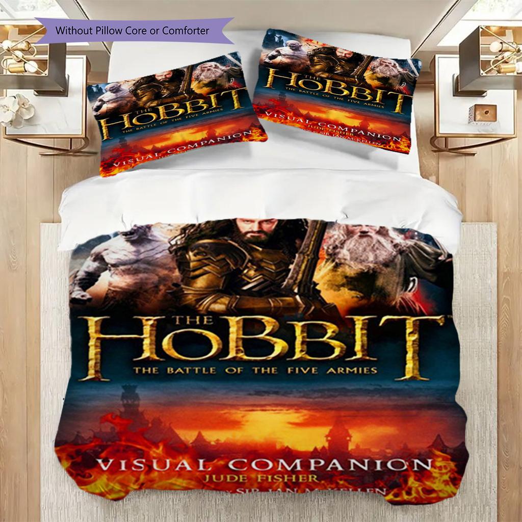 Hobbit Journey Bedding 1 Duvet Cover 2 Pillowcase Without Core Christmas Birthday Gift Soft And Comfortable Duvet Cover And Pillowcase