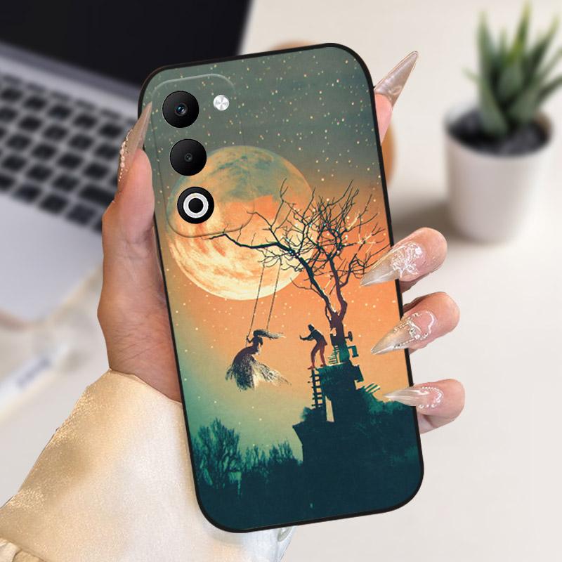 Для Oppo A5 A5m CPH2727 A5i Pro 4G Чехол Модный Роскошный Расписная Задняя Крышка Для Oppo A5 5G Мягкий Силикон TPU Бампер