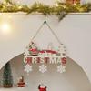 Christmas Wood Hanging Sign ,Xmas Welcome Door Decor Atmosphere Decoration for Wall