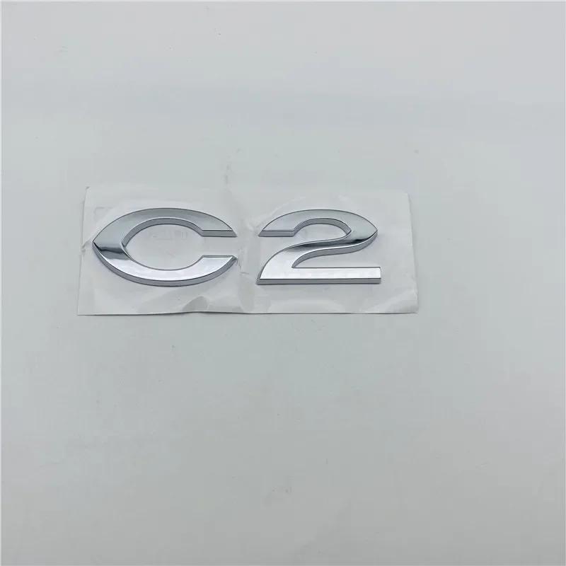 Tailgate Emblem Rear Boot Lid Logo Nameplate Sticker For C2 C4 C5 2.3 C3-XR C-elysee C-QUATRE