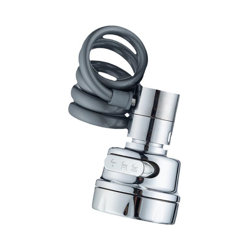 Universal Kitchen Sink Faucet Extender - Rotatable, Pressurized, Splash-Proof Water Spout