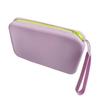 Small Square Travel Passport Bag Waterproof Data Cable Coin Purse Silicone Cosmetic Bag  Handbag