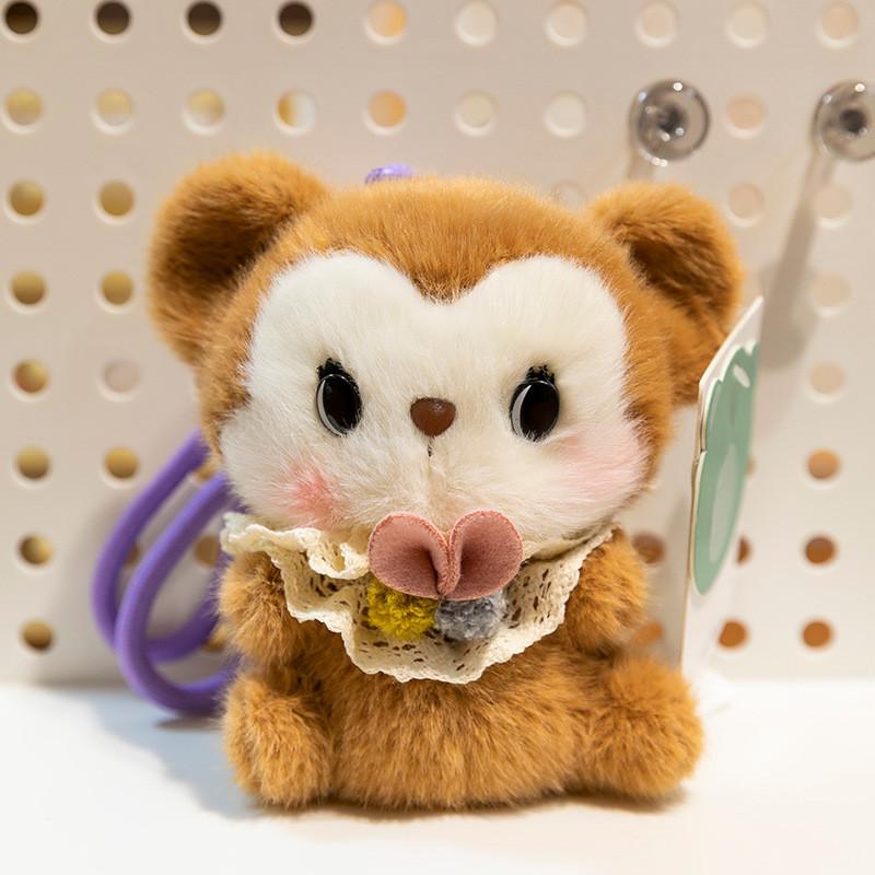 Keychain Plush Animal With Soft For Bag Decor Gift For Cute Decoration Kids