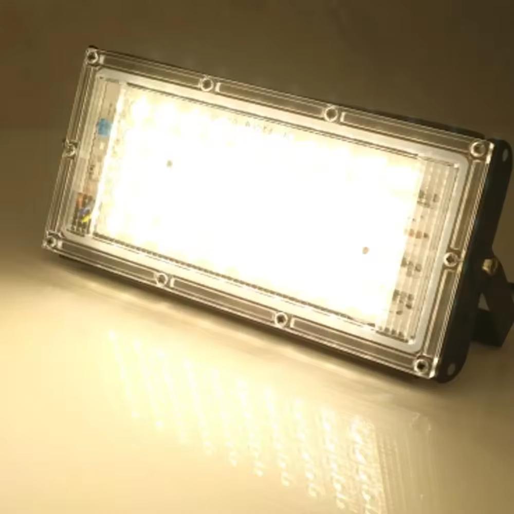 LED Floodlight Bulb 50W AC 110V 220V 230V 240V White Lamp Flood Light Spotlight Outdoor Waterproof For Street Garden Square