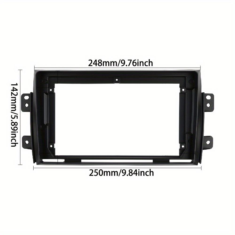 9inch Car Radio Fascia Frame Plastic Stereo DVD Player Surround Trim Panel for Suzuki SX4 for FIAT SEDICI Car Radio Accessories