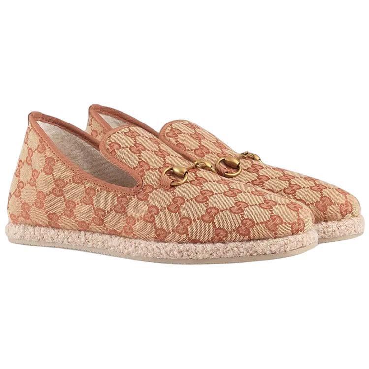 GUCCI GG Jacquard Wool Loafers (Unisex) Espadrilles 599446 HVK10 8370