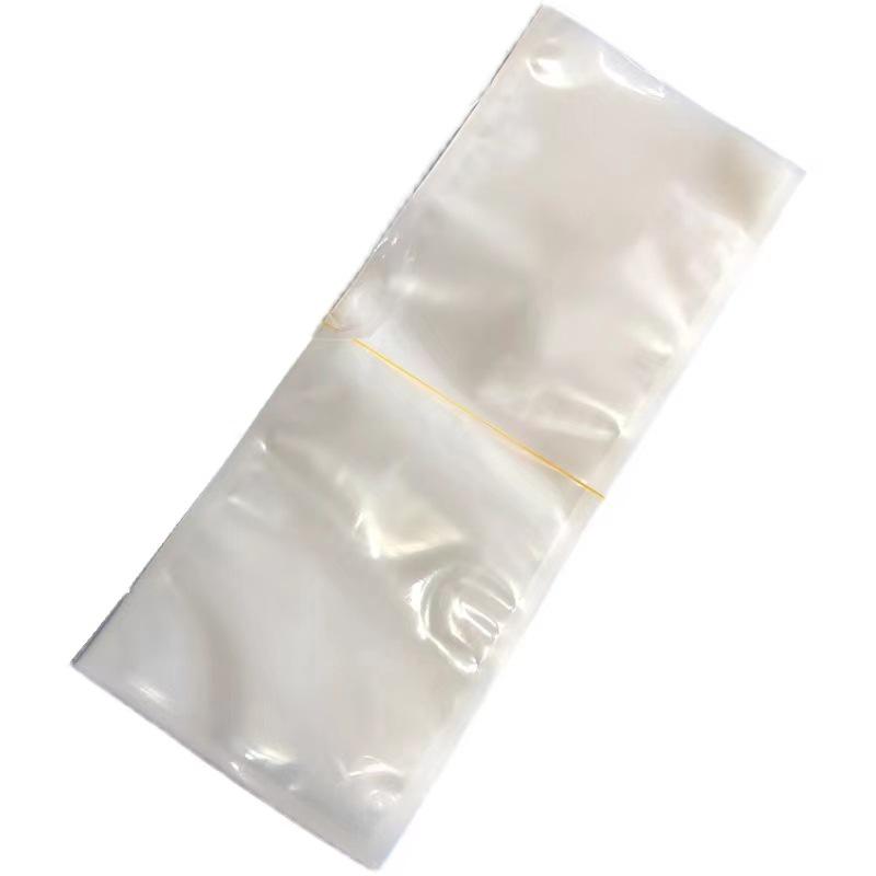 23cm Wide Smooth Vacuum Bag, 16-Silk Thickness, 45cm Long, Transparent Food-Grade Plastic Bag for Fruit Preservation.