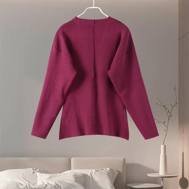 Повседневный кардиган с V-образным вырезом, короткий однотонный обтягивающий свитер для женщин, осеннее офисное женское элегантное пальто с длинным рукавом и крючком спереди