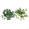 100pcs Green Grass Bushes Model Railroad Wargame Train Diorama Scenery Trees