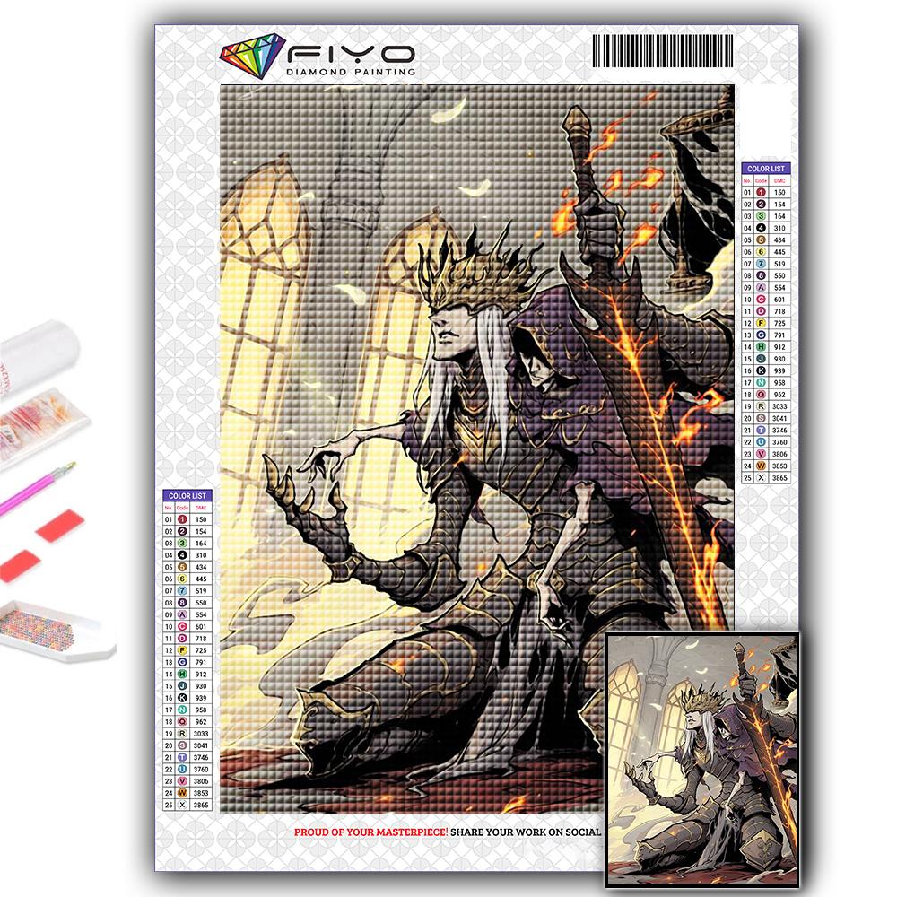 Full 5D Diy Diamond Painting Game Dark Souls 5D Diamond Painting