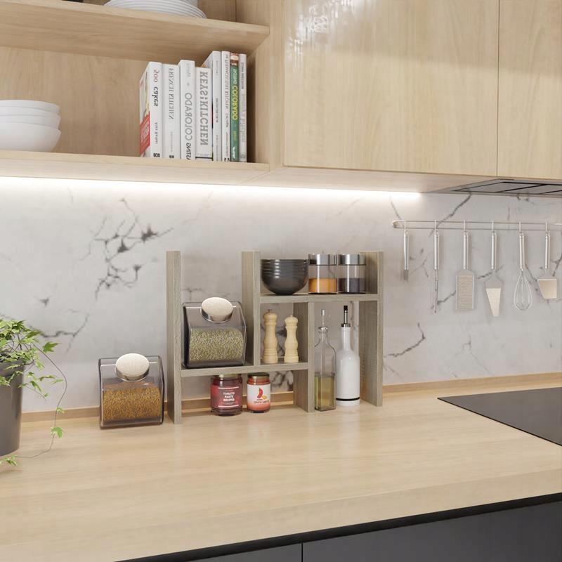 Ex3 Standing Kitchen Shelf, Sonoma Oak, Cabinet, Shelf