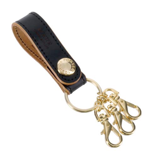 Porter Аксессуары для ключей Пленка Брелок мужской черный БЕСПЛАТНО