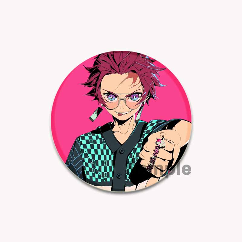 32/44/58 мм аниме Камадо Танджиро/Хасибира Иносукэ броши Кочоу Синобу/Камадо Незуко/Цуюри Канао/Агацума Зеницу значок ручной работы, булавка