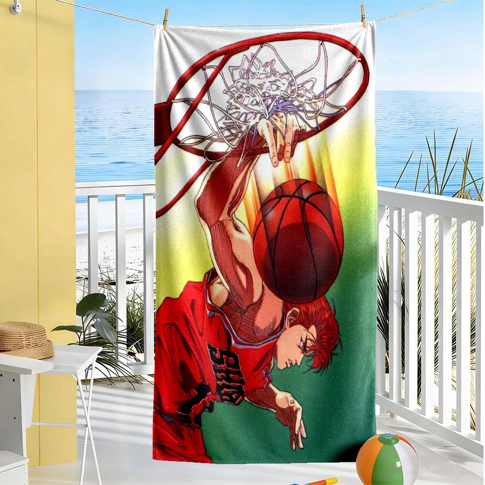 Slam Dunk Beach Towel High Absorbency & Quick-Dry Comfortable Lightweight