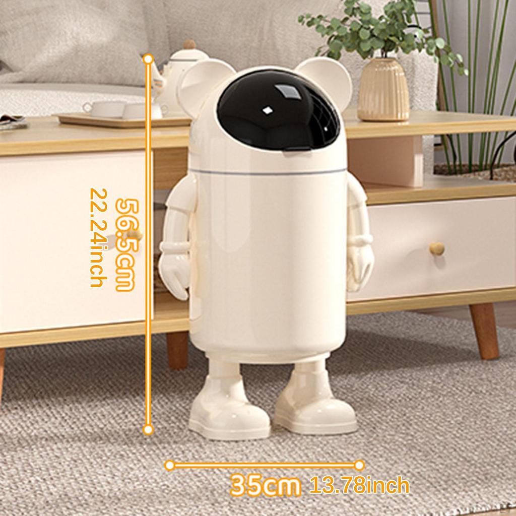 Мусорное ведро для ванной комнаты, контейнер для мусора, мультяшный медведь, бумажная корзина, ведро для хранения для отеля