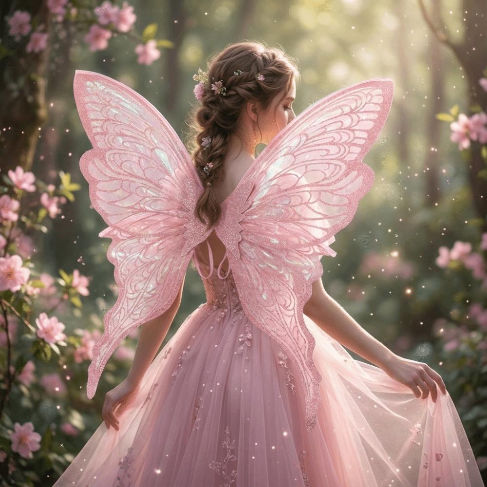 Sparkling Fairy Wings Plastic Material Elf Wings New Butterfly Wings Halloween