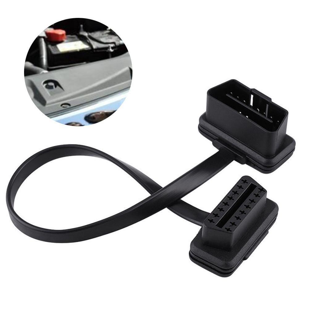 Автомобильный 16-контактный удлинительный кабель OBD2 между мужчинами и женщинами, диагностический адаптер