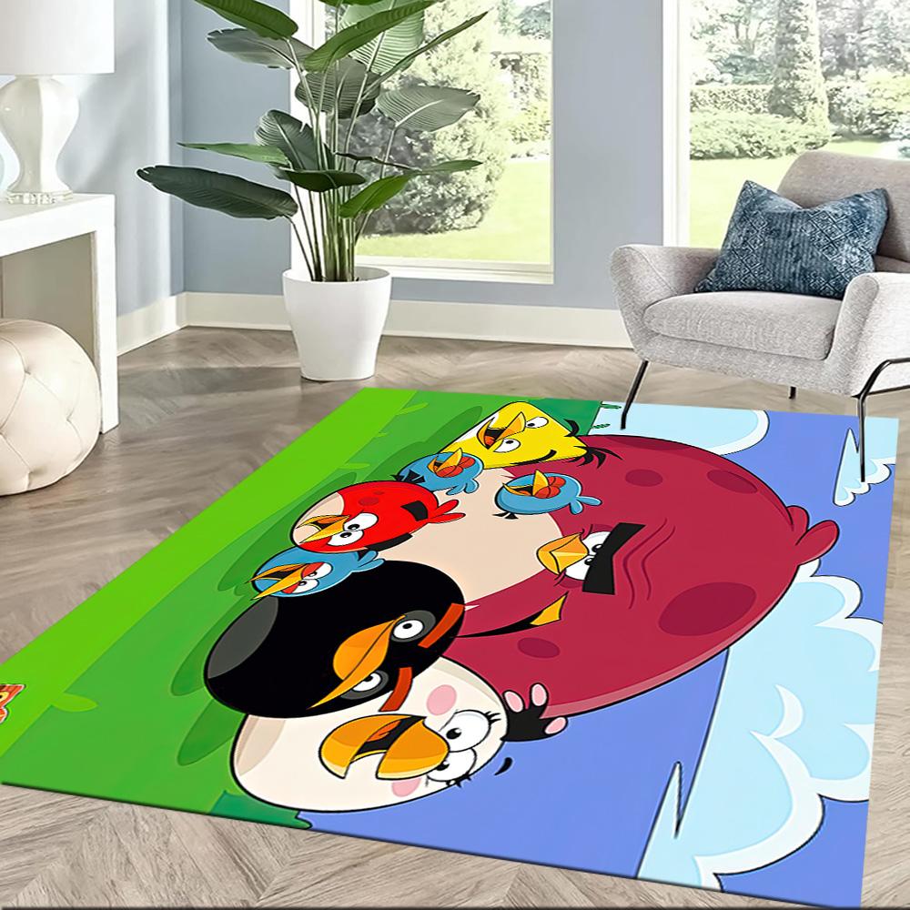 Angry Birds Adventure Square rugs are a great choice for living rooms, bedrooms, home décor, and as gifts.