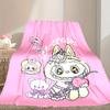 1pc Easy-Care LABUBU Blanket, Perfect for Couch, Bed, Home, Travel & More, Warm & Durable Printed Blanket